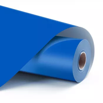 LOKLIK Permanent Adhesive Vinyl Film opaco - blu royal - 30,5 x 180 cm