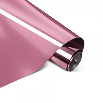LOKLIK Permanent pellicola adesiva in vinile Mirror-Metallic argento 30x180 cm