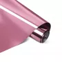 LOKLIK Permanent pellicola adesiva in vinile Mirror-Metallic argento 30x180 cm
