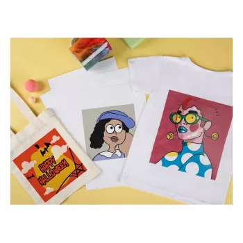 LOKLIK Europe Transfer Paper Sheets - Light - confezione da 8