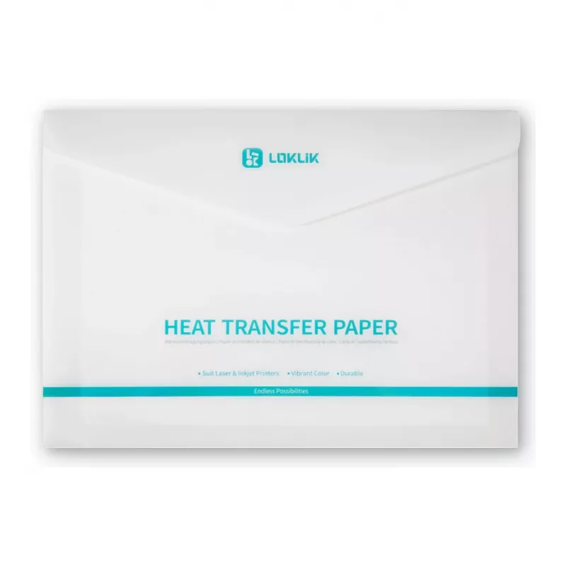 LOKLIK Europe Transfer Paper Sheets - Light - confezione da 8