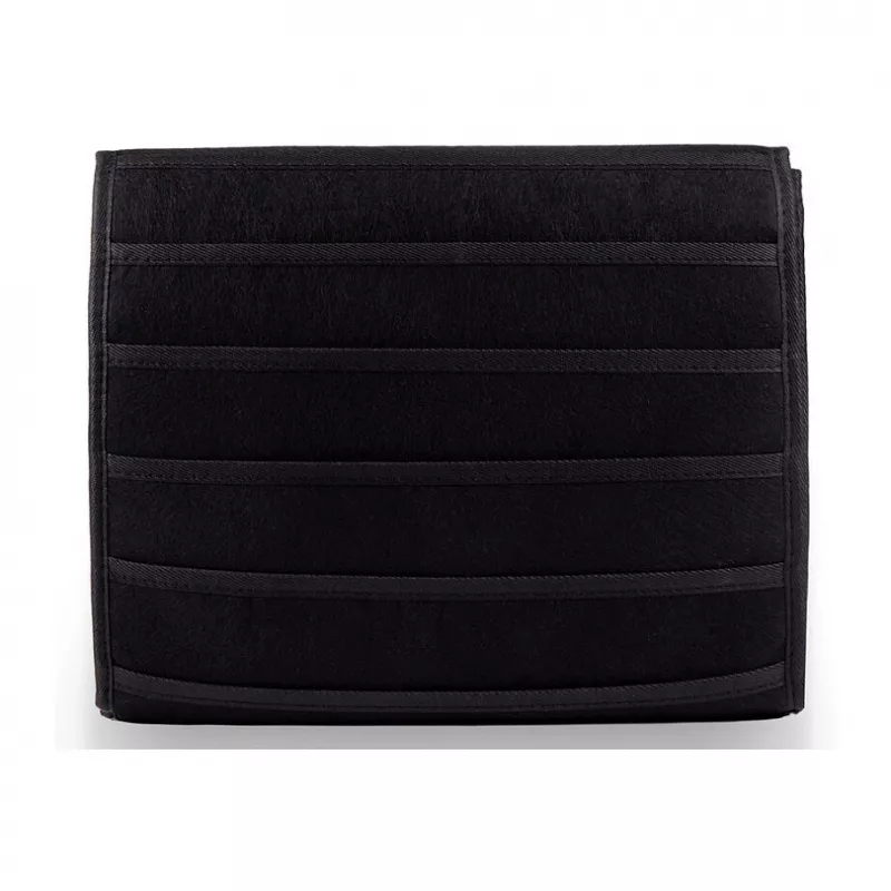 LOKLIK porta rotoli in vinile - supporto da parete per 24 rotoli, nero