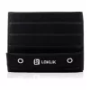 LOKLIK porta rotoli in vinile - supporto da parete per 24 rotoli, nero