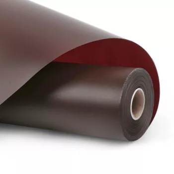 LOKLIK Pellicola in vinile adesiva permanente opaca - Dark Coffee - 30,5 x 180 cm (12