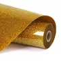 LOKLIK Glitter Heat Transfer Vinyl - dorato - 30,5 x 90 cm (SG-HTV-1568-US-L-B2B)