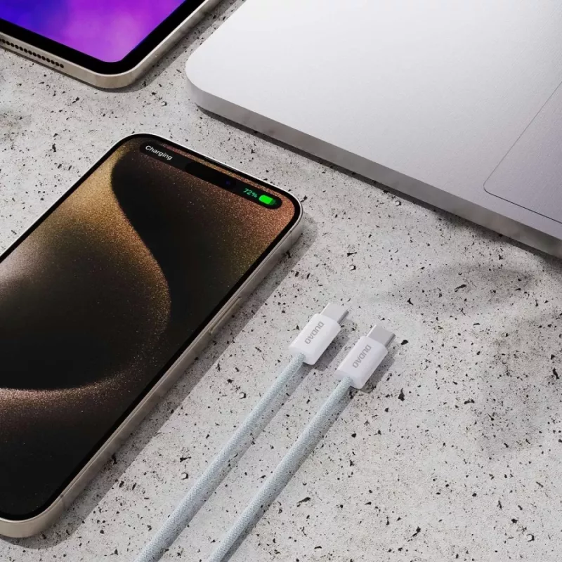 Dudao L6C USB-C a USB-C 60W PD 1m bianco