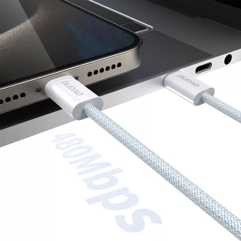 Dudao L6C USB-C a USB-C 60W PD 2m bianco