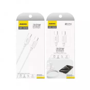 Dudao L4C cavo USB-C a USB-C 2m bianco