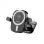 Dudao FW11 supporto per cellulare da auto con caricabatterie wireless 15W bocchetta/plancia - nero