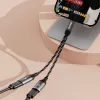 Dudao L13C+ adattatore 2-in-1 USB-C a USB-C con audio e ricarica
