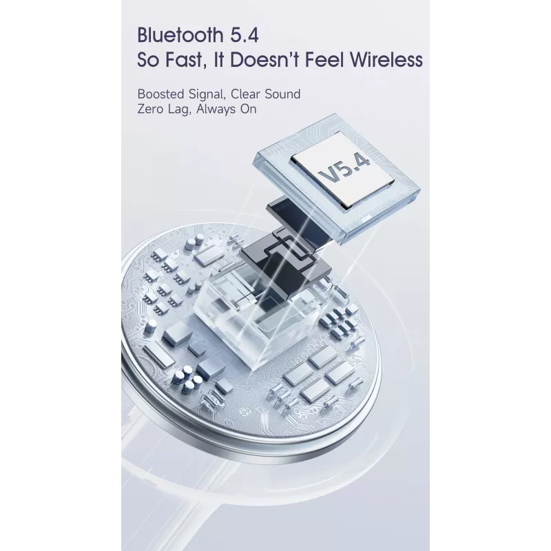 Dudao U21 TWS ANC ENC Bluetooth 5.3 auricolari wireless - bianco