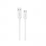 Dudao L2S USB-A a USB-C 30W 2m bianco cavo di ricarica e dati