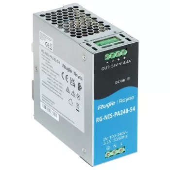 Reyee RG-NIS-PA240-54 Alimentatore per Switch Industriale 240W 54V
