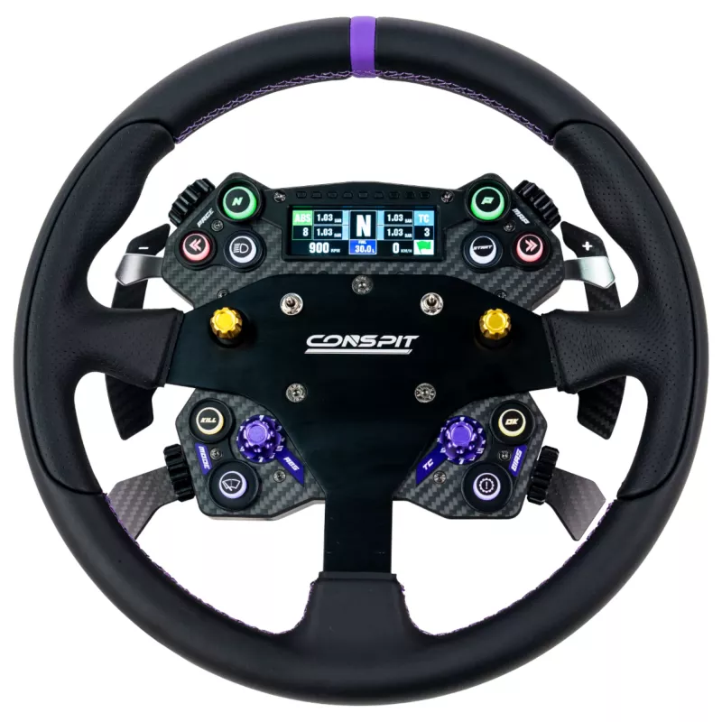 CONSPIT RX320 Volante da Corsa rotondo - 320mm Alcantara