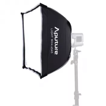 Amaran Light Box 45x45 – Softbox Quadrata con attacco Bowens, doppia diffusione, griglia in tessuto, borsa