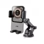 Supporto per cellulare Dudao F19 per auto con caricabatterie wireless 15W - nero
