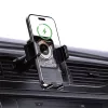 Supporto per cellulare Dudao F19 per auto con caricabatterie wireless 15W - nero