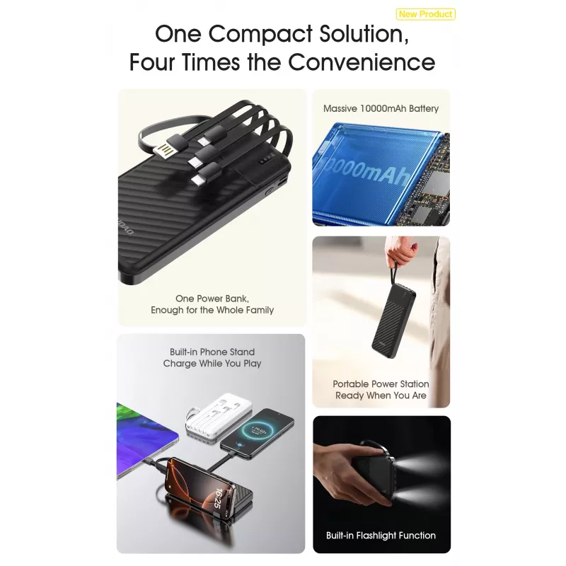 Powerbank Dudao K11 Pro 20000 mAh nero