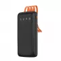 Powerbank universale Dudao K6Pro 10000mAh con cavo USB, USB-C, Lightning nero (K6Pro-black)