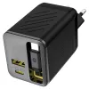 Caricabatterie Dudao A67EU GaN 67W con cavo USB-C estraibile integrato, Power Delivery Quick Charge - nero