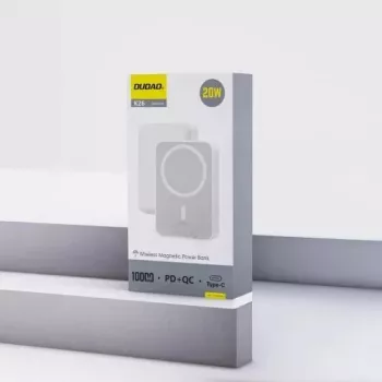 Powerbank Dudao K26 10000mAh 20W USB-A / USB-C / MagSafe bianco
