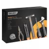 Deli D895485 Set di utensili per la casa, 8 pezzi, grigio