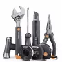 Deli D895485 Set di utensili per la casa, 8 pezzi, grigio