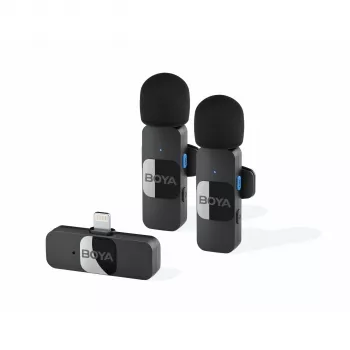 Sistema di microfoni wireless BOYA BY-V2 V2.0 2TX + 1RX