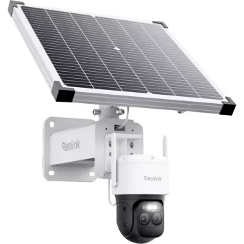 Reolink Trackmix Series G790 telecamera di sorveglianza con pannello solare 4MP (2560x1440), alimentazione solare/batteria, IP65 resistente alle intemperie, sistema a doppio sensore