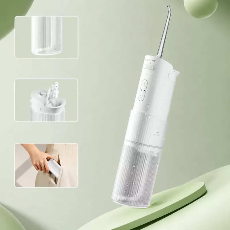 Dreame T01 Idropulsore Portatile, Bianco (T01)