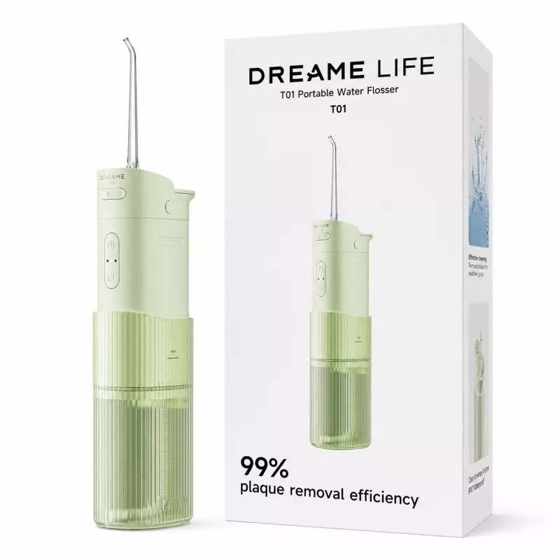 Dreame T01 Idropulsore Portatile, Verde (T01)
