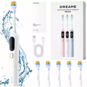 Dreame F02 Pro Spazzolino Elettrico Sonico, Set, Bianco