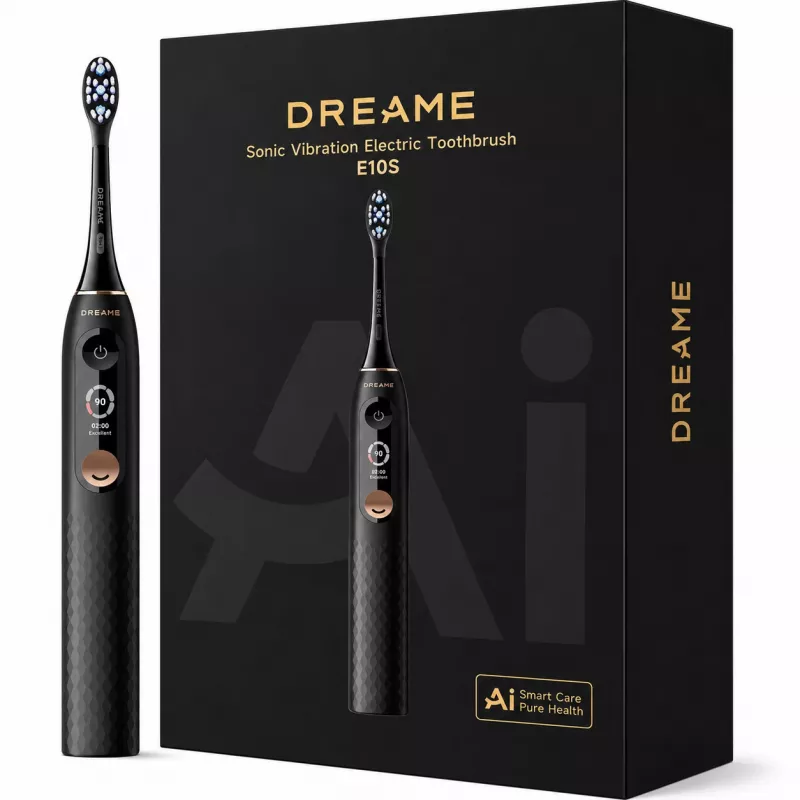 Dreame E10S Spazzolino Elettrico Sonico, Set, Nero