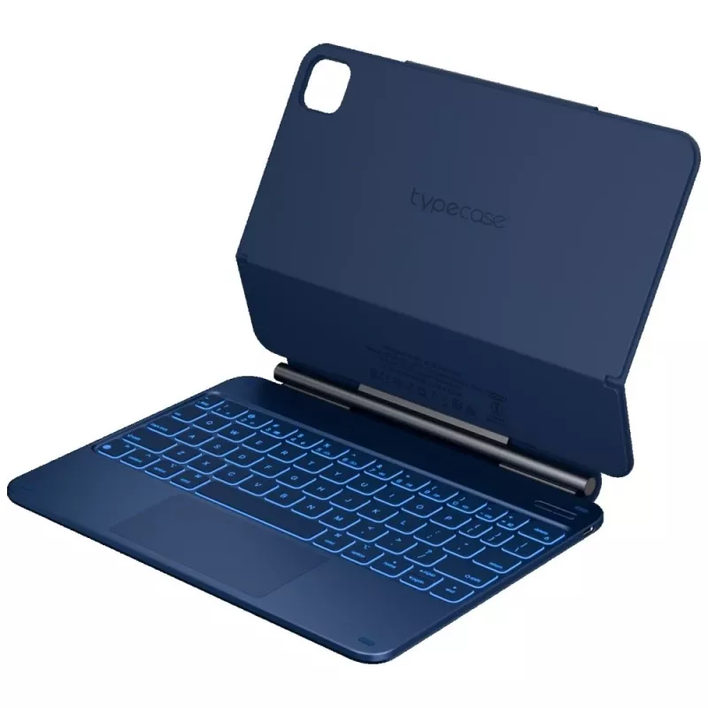 Typecase Edge custodia con tastiera per iPad Air 11 M2 2024 / M3 2025 / M4 2026, azzurro
