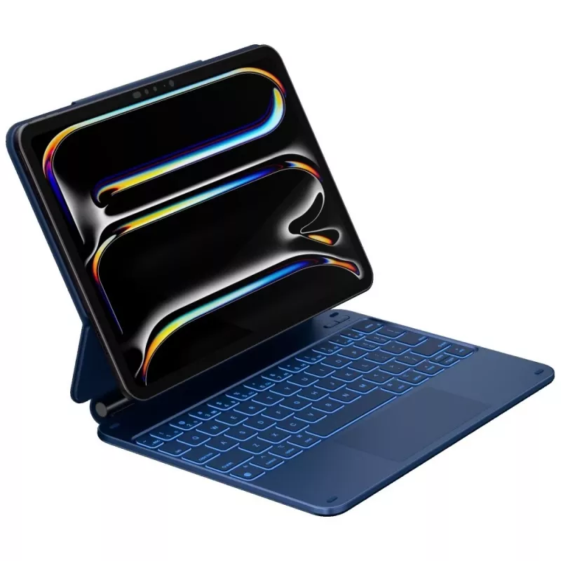 Typecase Edge custodia con tastiera per iPad Air 11 M2 2024 / M3 2025 / M4 2026, azzurro