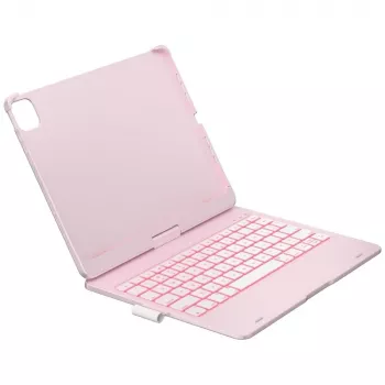 Typecase Flexbook Touch custodia-folio con tastiera rimovibile per iPad Air 11 M2 2024 / M3 2025 / M4 2026, rosa chiaro