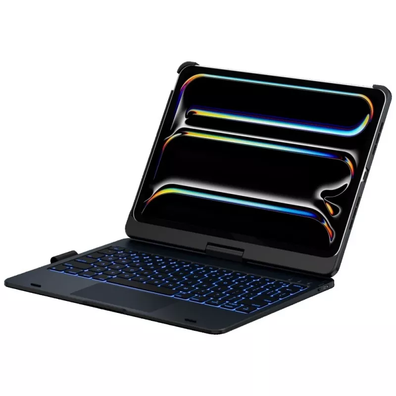 Typecase Flexbook Touch custodia con tastiera per iPad Pro 11 2024/2025, nero