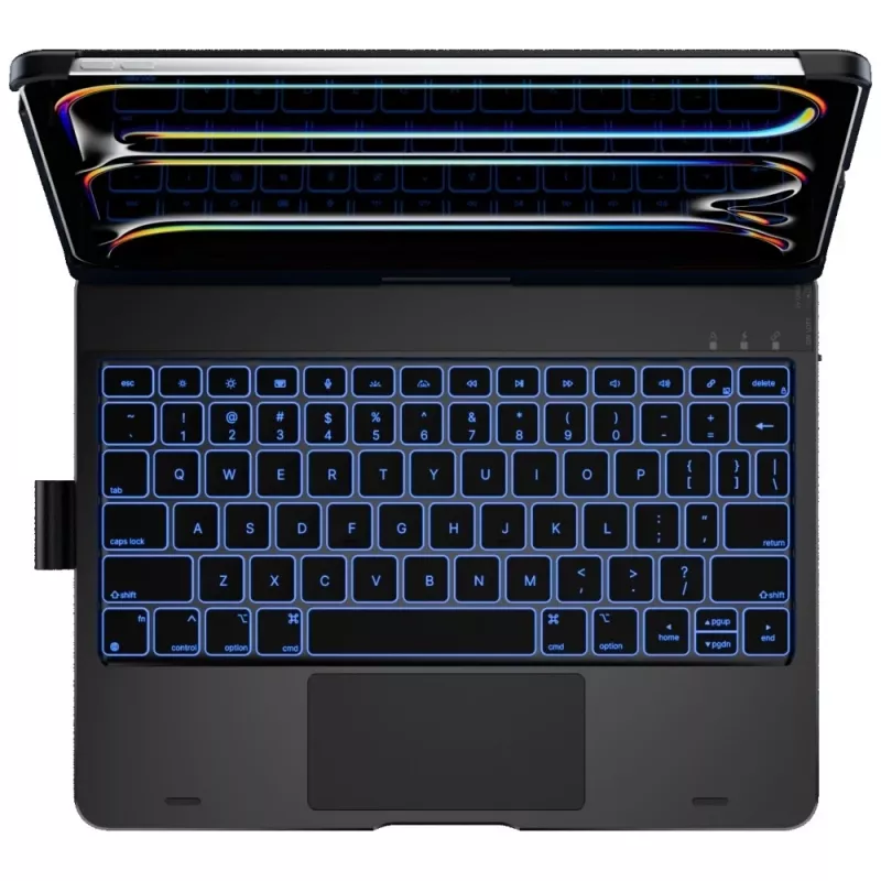 Typecase Flexbook Touch custodia con tastiera per iPad Pro 11 2024/2025, nero