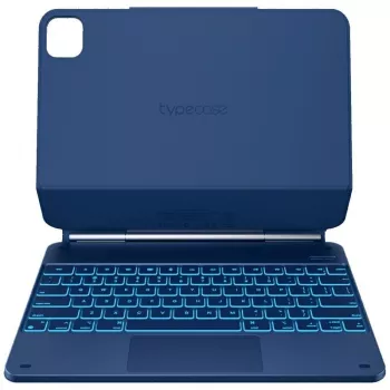 Typecase Edge custodia con tastiera per iPad Air 13 M2 2024 / M3 2025 / M4 2026, blu pacifico