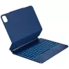 Typecase Edge custodia con tastiera per iPad Air 13 M2 2024 / M3 2025 / M4 2026, blu pacifico