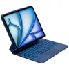 Typecase Edge custodia con tastiera per iPad Air 13 M2 2024 / M3 2025 / M4 2026, blu pacifico