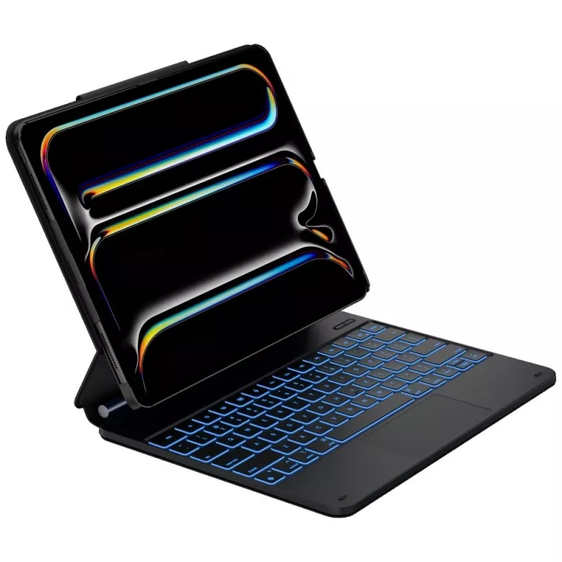Typecase Edge + custodia con tastiera per iPad Air 13 M2 2024 / M3 2025 / M4 2026, nero