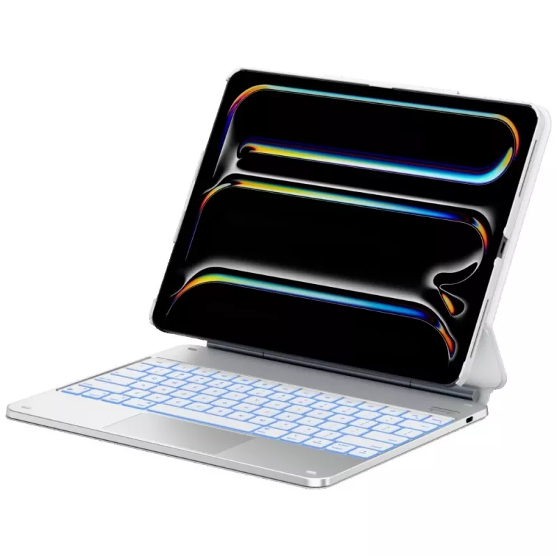 Typecase Edge + custodia con tastiera per iPad Air 13 M2 2024 / M3 2025 / M4 2026, bianco