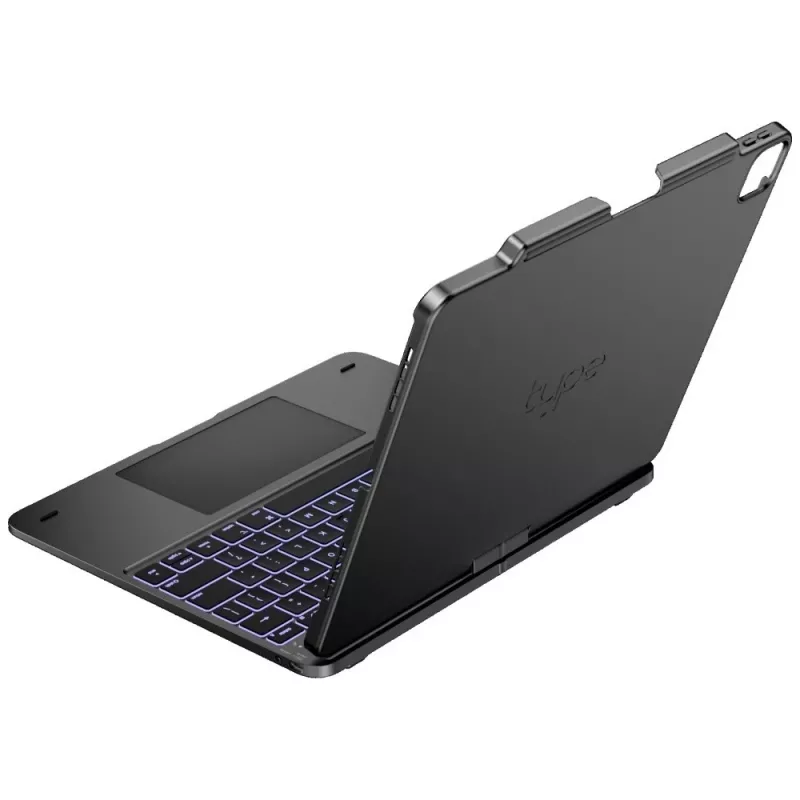 Typecase Flexbook Touch custodia con tastiera per iPad Air 13 M2 2024 / M3 2025 / M4 2026, grigio
