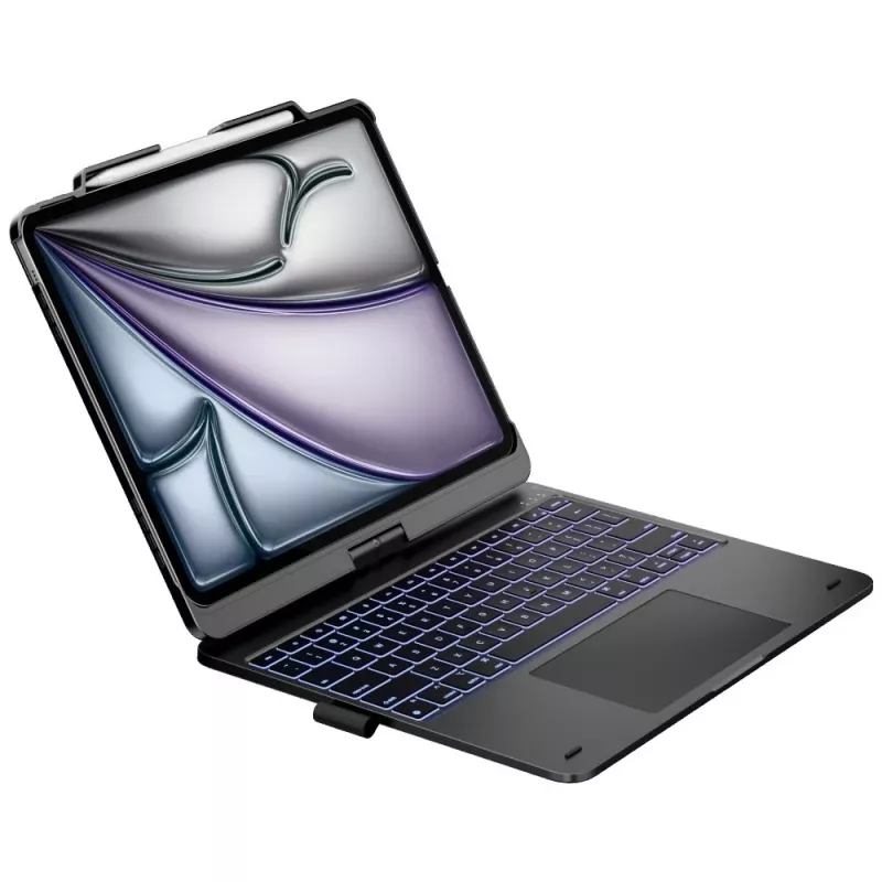 Typecase Flexbook Touch custodia con tastiera per iPad Air 13 M2 2024 / M3 2025 / M4 2026, grigio
