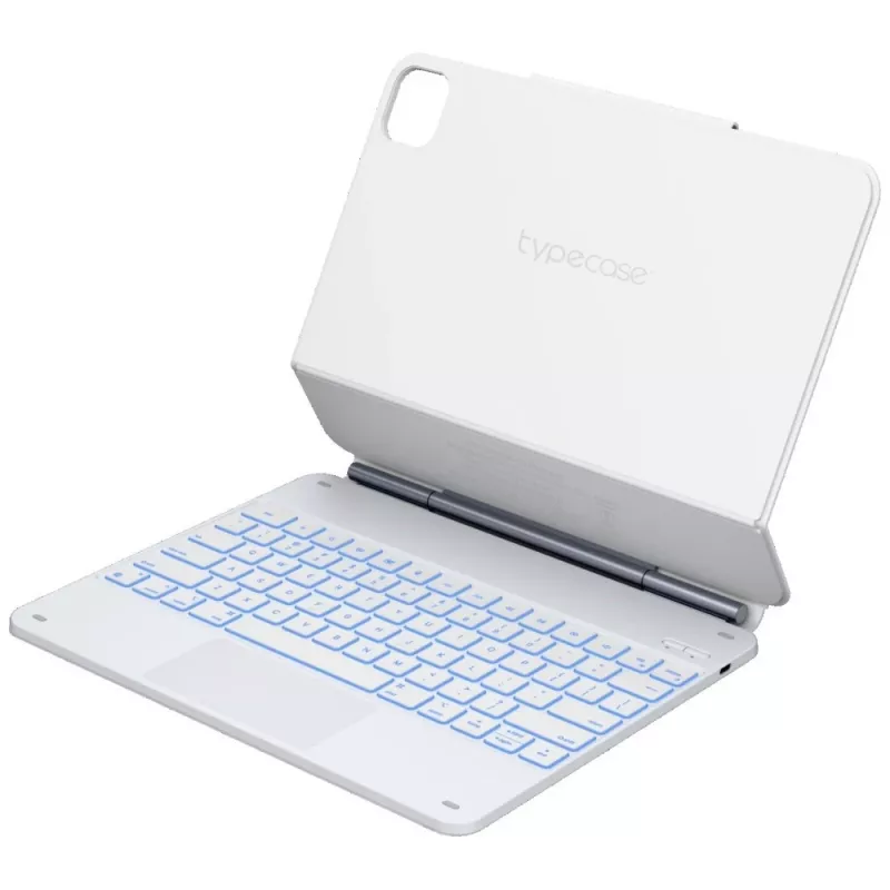 Typecase Edge Custodia con tastiera per iPad Air 13 2024/2025, bianco