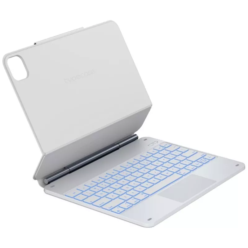 Typecase Edge Custodia con tastiera per iPad Air 13 2024/2025, bianco