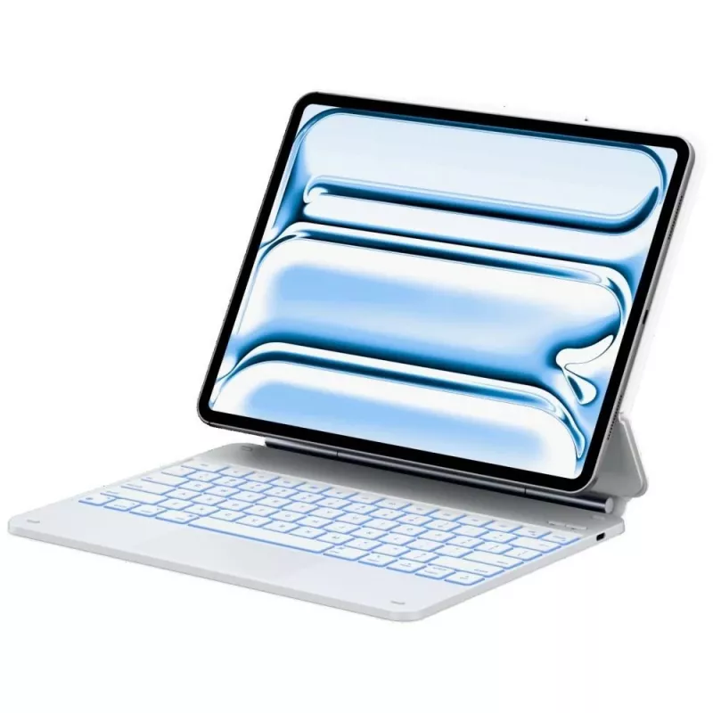 Typecase Edge Custodia con tastiera per iPad Air 13 2024/2025, bianco