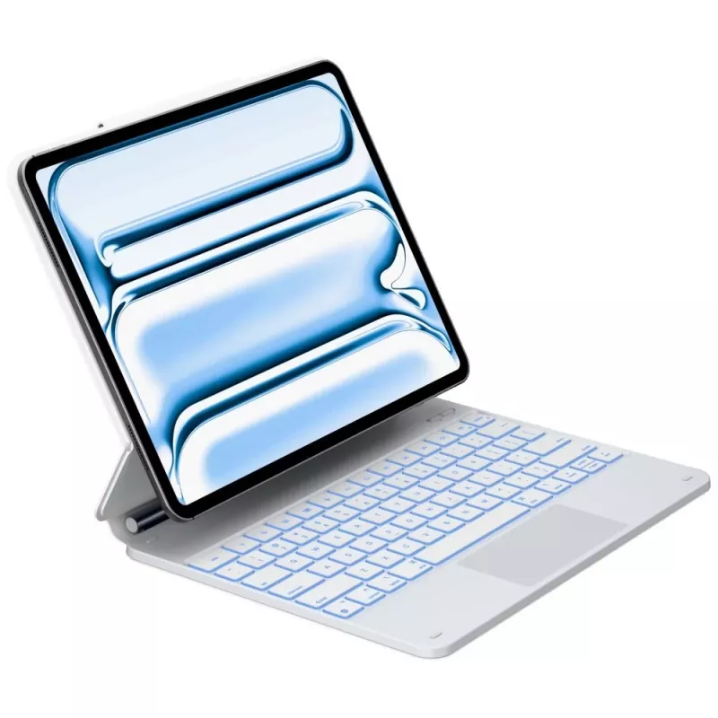 Typecase Edge Custodia con tastiera per iPad Air 13 2024/2025, bianco
