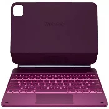 Typecase Edge Custodia con tastiera per iPad Air 13 2024/2025, rosso lampone